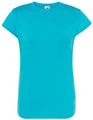 Goedkope Dames T-shirt JHK Regular Comfort Turquoise